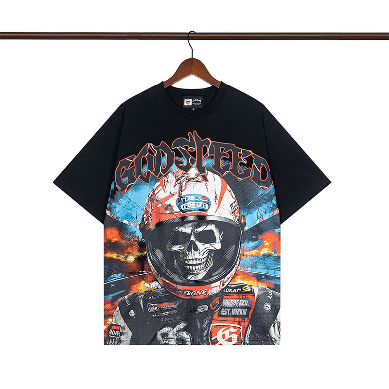 Godspeed T-Shirt Retro Fantasy Pattern