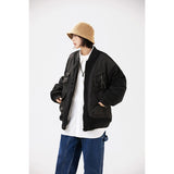 Unisex Coat Retro Baseball Coat Cotton Coat
