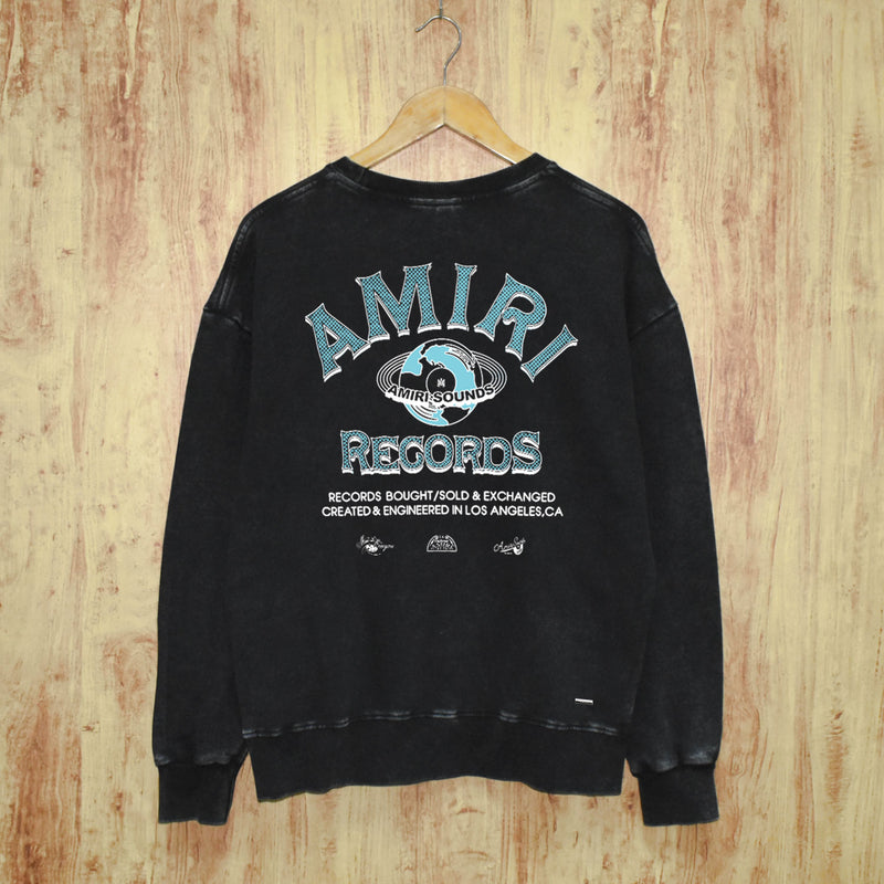 Amiri Distressed Sweatshirt Printed Trendy Pure Cotton