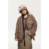 Unisex Coat Burr Coat Winter Cotton Dress