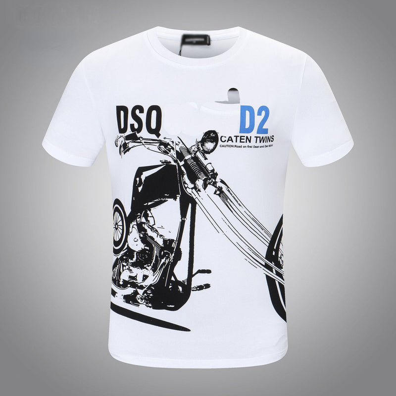 Dsq2 T Shirt Casual Sports Printed Short Sleeve Summer Men