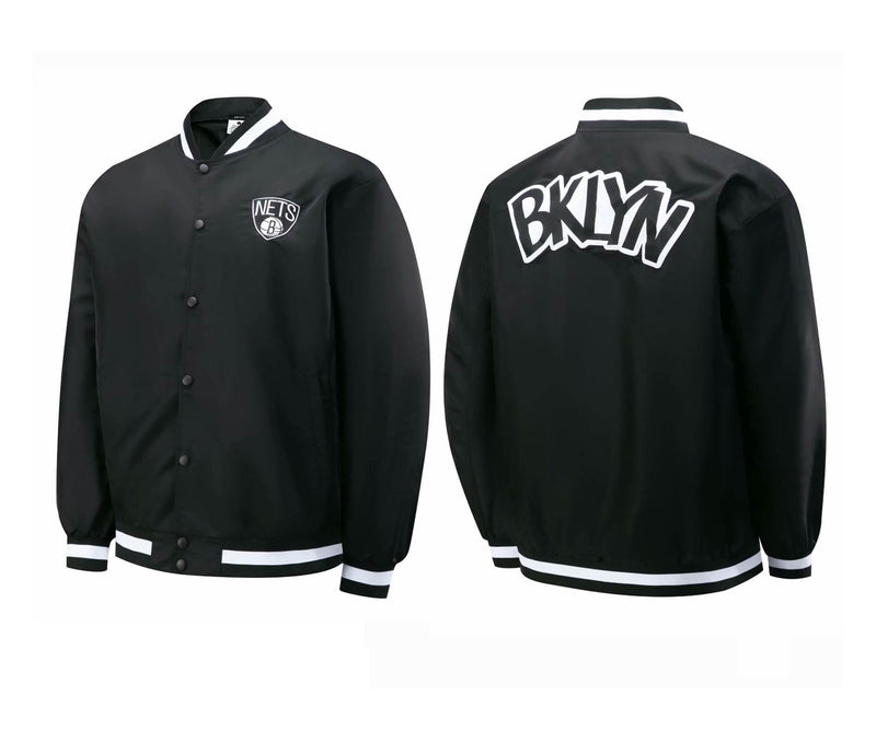 NBA Jacket with All Teams Patterns Warriors Lakers Basketball Wear Loose Thin