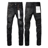 Purple Brand Jeans Pure Cotton High Street Trend #9045