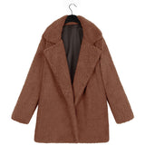 Women Fur Jacket Fashion Plush Coat