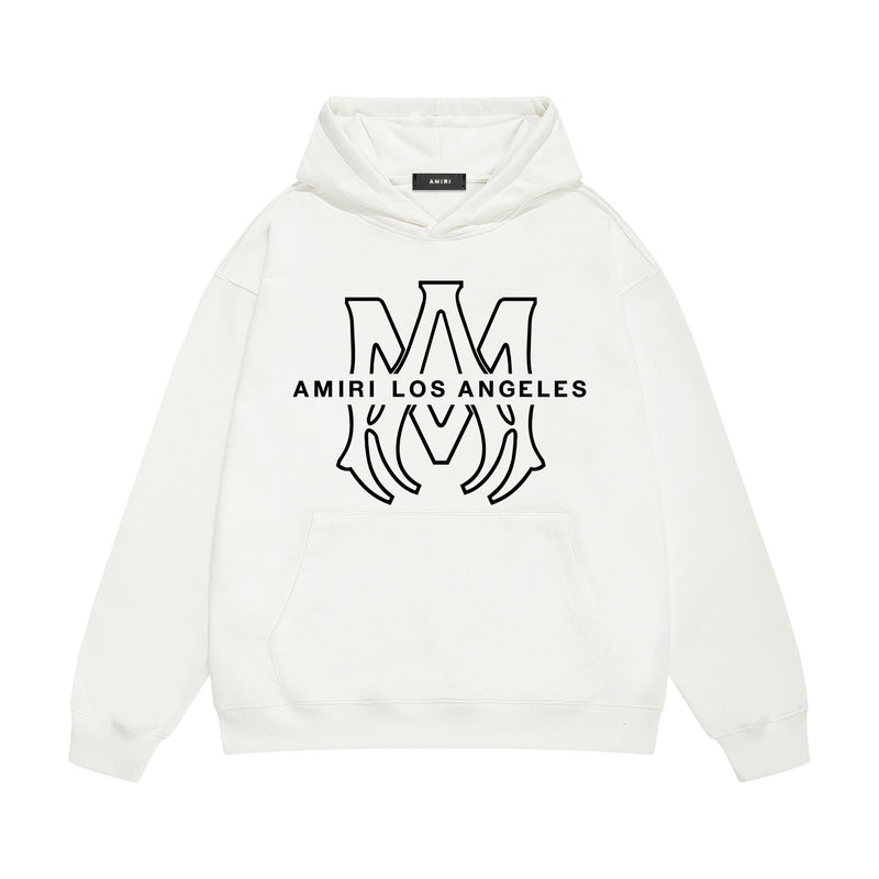 Amiri Hoodie Printed Trendy Pure Cotton