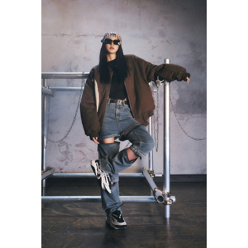 Unisex Coat Cotton Coat Winter Coat Men's Baseball Uniform