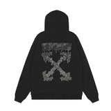 OFF WHITE Hoodie Trendy Street Style Personalized Cotton
