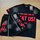 Hellstar T-Shirt And Shorts Two-Piece Set