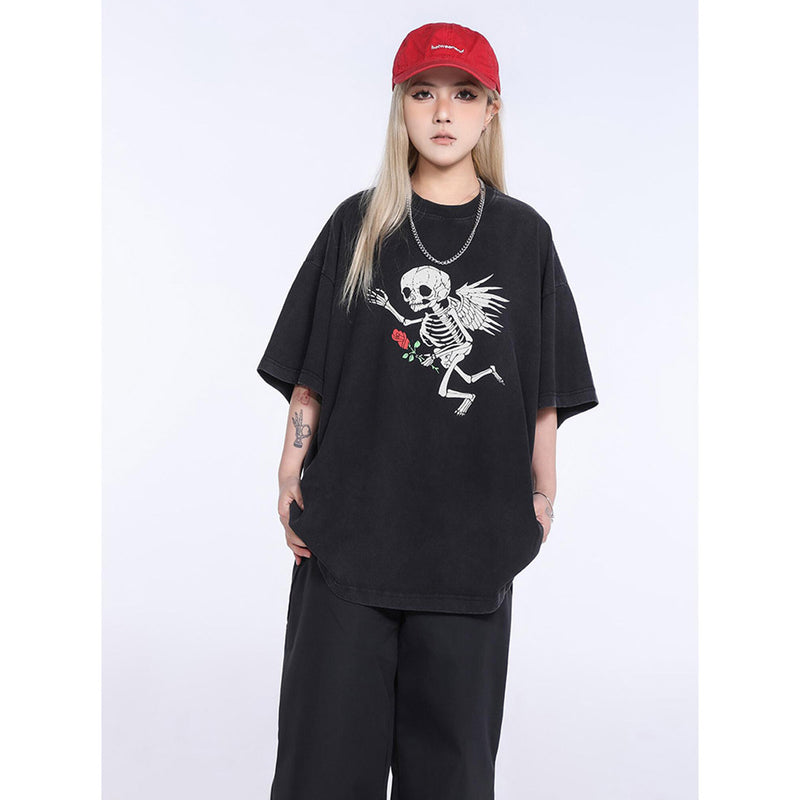 Unisex T-Shirts GALLERY DEPT Angel Skull T-Shirt