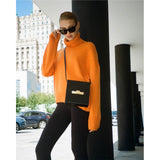 Women Work Business Casual Sweaters Thick Loose Knitwear Sweater