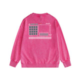 Amiri Distressed Sweatshirt Printed Trendy Pure Cotton