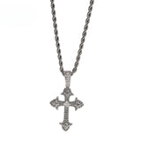 Jewelry Zircon Cross Necklace, Sweater Fashion Ins Crosses Spectrum St. Valentine's