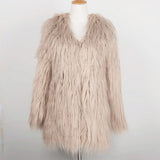 Women Fur Jacket Fashion Casual Fur Jacket