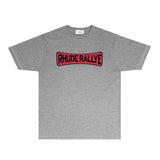 Rhude T Shirts Printed Trendy Pure Cotton