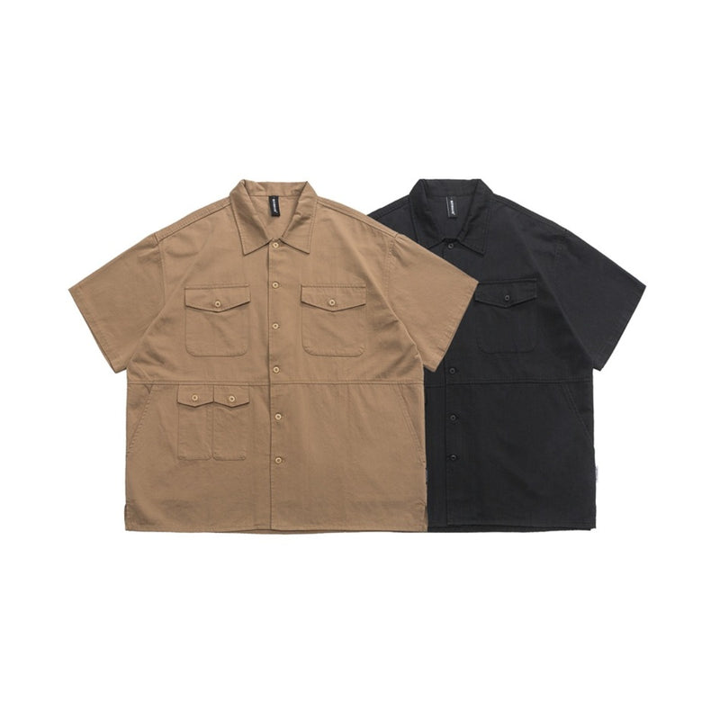 Unisex Shirt Summer Coat Retro Casual Loose