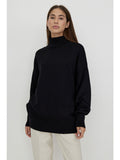 Women Work Business Casual Sweats Loose Turtleneck Sweater