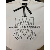 Amiri T Shirts Fashion Print Couple High Street
