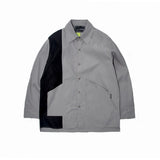 Men Long Sleeve T Shirt Stitching Long Sleeve Shirt Street BF Loose Multicolor Shirt