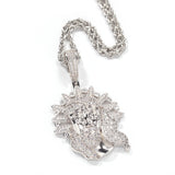 Jewelry Rap ins Zircon Necklace Pendant Egypt Pieces Far East Jesus Pieces