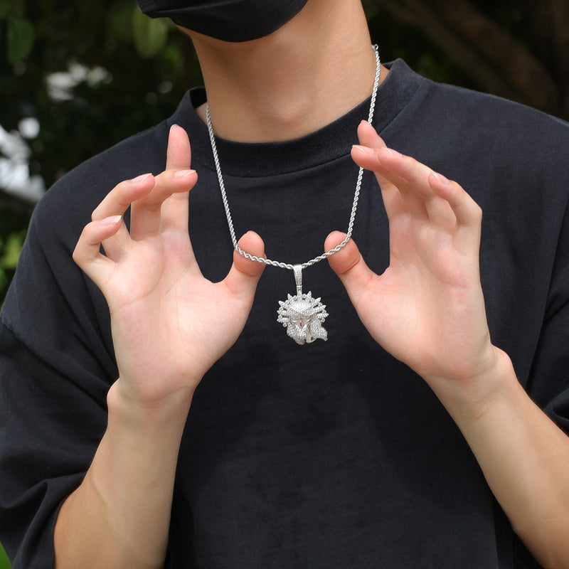 Jewelry Rap ins Zircon Necklace Pendant Egypt Pieces Far East Jesus Pieces