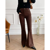 Women Jeans Slim Fit Bell-Bottom Pants