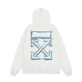 OFF WHITE Hoodie Trendy Street Style Personalized Cotton