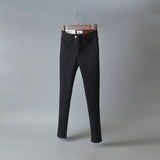 Women Jeans Keep Warm Elastic Fleece-lined