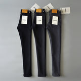 Women Jeans Slim-Fitting, Fleece and Thick Stretch