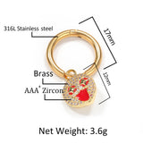 Earrings Funny Earrings Spectrum