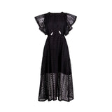 Bohemian Dress Fashion Lace Slim Long Dress