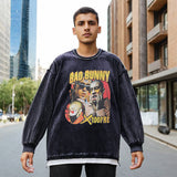 Mens Vintage Long Sleeve Shirt Long Sleeve T-Shirt Men's Sweater