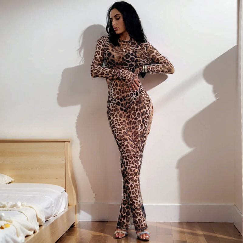 Women Evening Dresses Summer Sexy Long Sleeve Dresses
