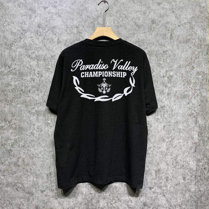 Rhude T Shirts Printed Trendy Pure Cotton