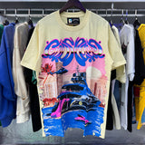 Godspeed T Shirts Luxury Cruise Helicopter Printing Cotton Casual Short Sleeves Men and Women