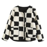 Women Cotton Coat Imitation Lamb Plush Loose