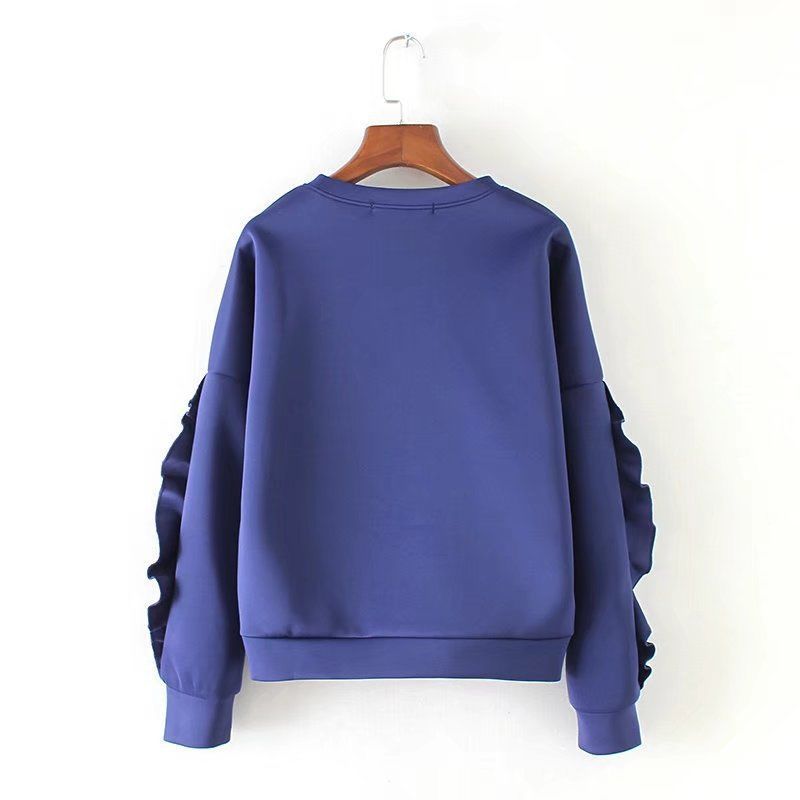 Women Hoodie Loose Spring and Autumn Wooden Ear