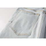 Purple Brand Jeans Pure Cotton High Street Trend #9081