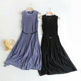 Women Dresses Fairy Temperamental Pleated Dress