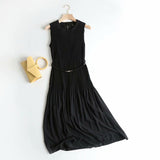 Women Dresses Fairy Temperamental Pleated Dress