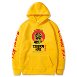 Cobra Kai Baseball Jacket Karate Kid Karate Kid Val Armorr Cobra Printed Hooded Men's Top Sweater