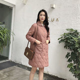 Women Cotton Coat Loose Cotton Coat Mid-Length