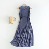 Women Dresses Fairy Temperamental Pleated Dress