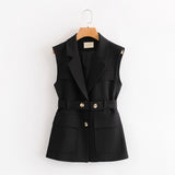 Women Vest Commuting Figure Flattering Vest