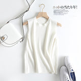 Women Vest Slim Fit Slimming Thin Knitted Vest