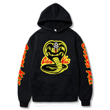 Cobra Kai Baseball Jacket Karate Kid Karate Kid Val Armorr Cobra Printed Hooded Men's Top Sweater