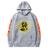 Cobra Kai Baseball Jacket Karate Kid Karate Kid Val Armorr Cobra Printed Hooded Men's Top Sweater