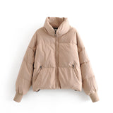 Women Cotton Coat down Jacket Loose Thick
