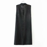 Women Vest Suit Lace plus Size Coat