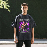 Mens Vintage T Shirt Short Sleeve T-Shirt Men