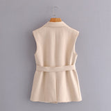 Women Vest Commuting Figure Flattering Vest
